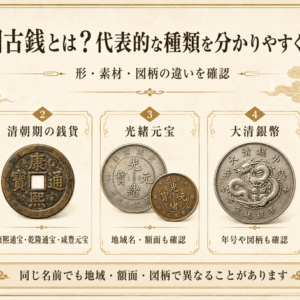 中国古銭とは？代表的な種類
